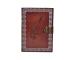 Antique New Tool Cut Work Handmade Animal Wing Design Leather Journal Notebook 120 Pages Blank Unlined Paper Notebook & Sketchbook
